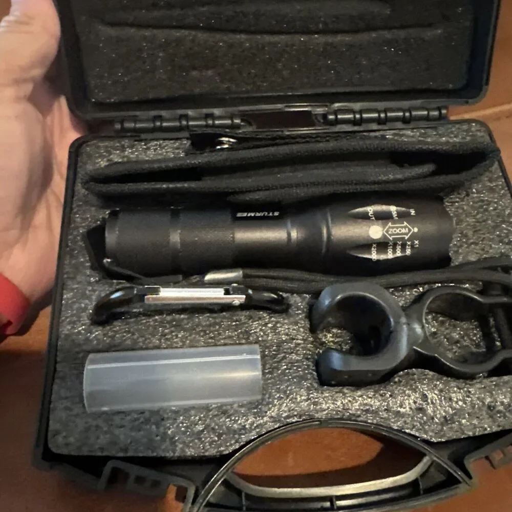 STURME STFL011 Tactical Ultra Bright Zoomable, IP65 Water-Resistant, High Lumens